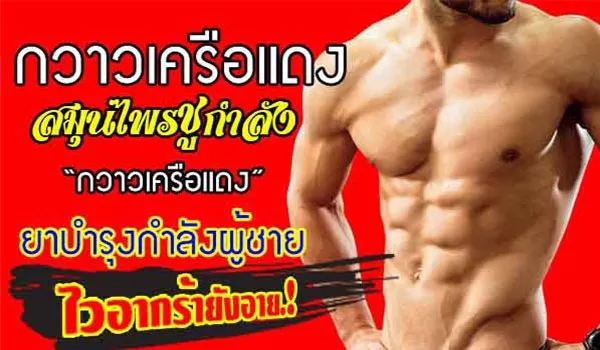 กวาวเครือแดง อาหารเสริมบำรุงกำลังชาย
