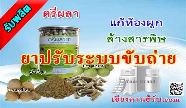 รับผลิต ยาตรีผลา ล้างสารพิษ