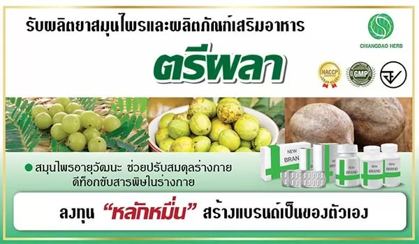 อาหารเสริมดีท็อกซ์ร่างกาย ยาล้างพิษ ล้างลำไส้ ตรีผลายาแคปซูล